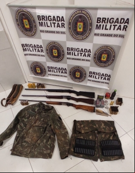 Brigada Militar prende dois homens em flagrante por crime contra a fauna